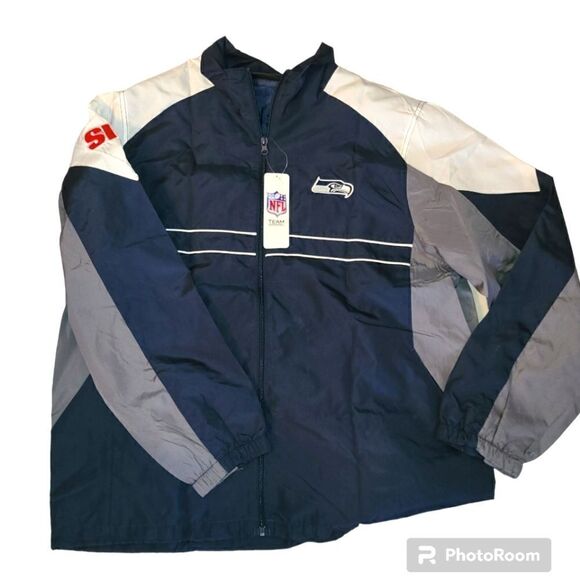 Dunbrooke Other - NFL Seattle Seahawks Dunbrooke Windbreaker Jacket  men's size Large